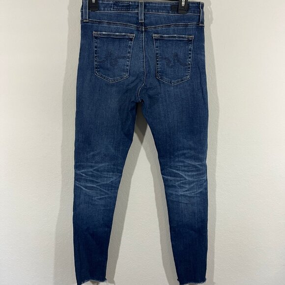 Adriano Goldschmeid Farrah Ankle Dark Wash Skinny Jeans Size 29 Style PW33418 - Picture 10 of 12